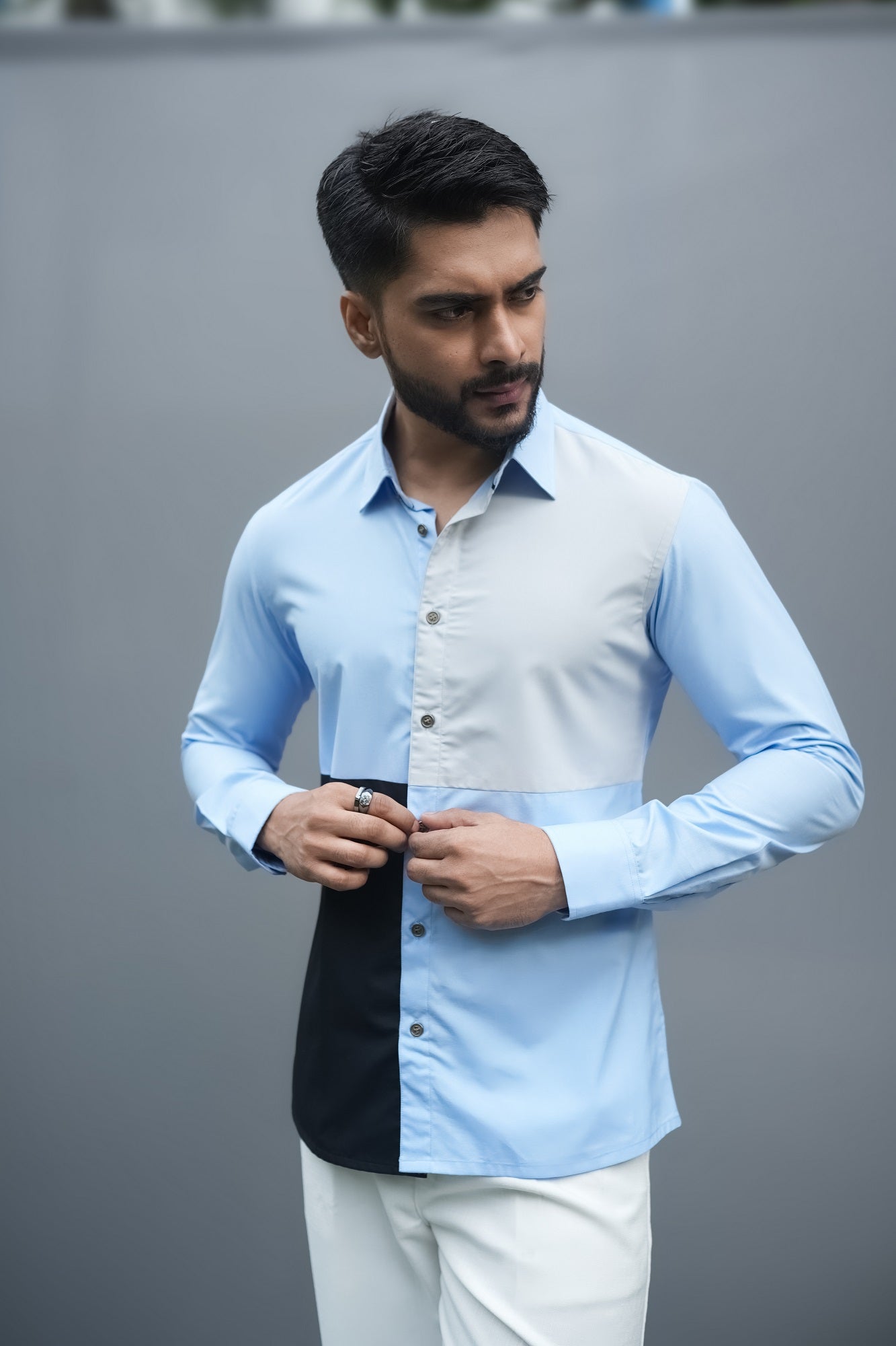 Colour Block Shirt