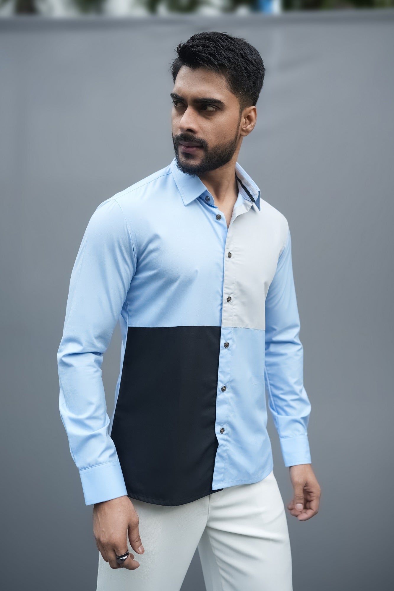 Colour Block Shirt