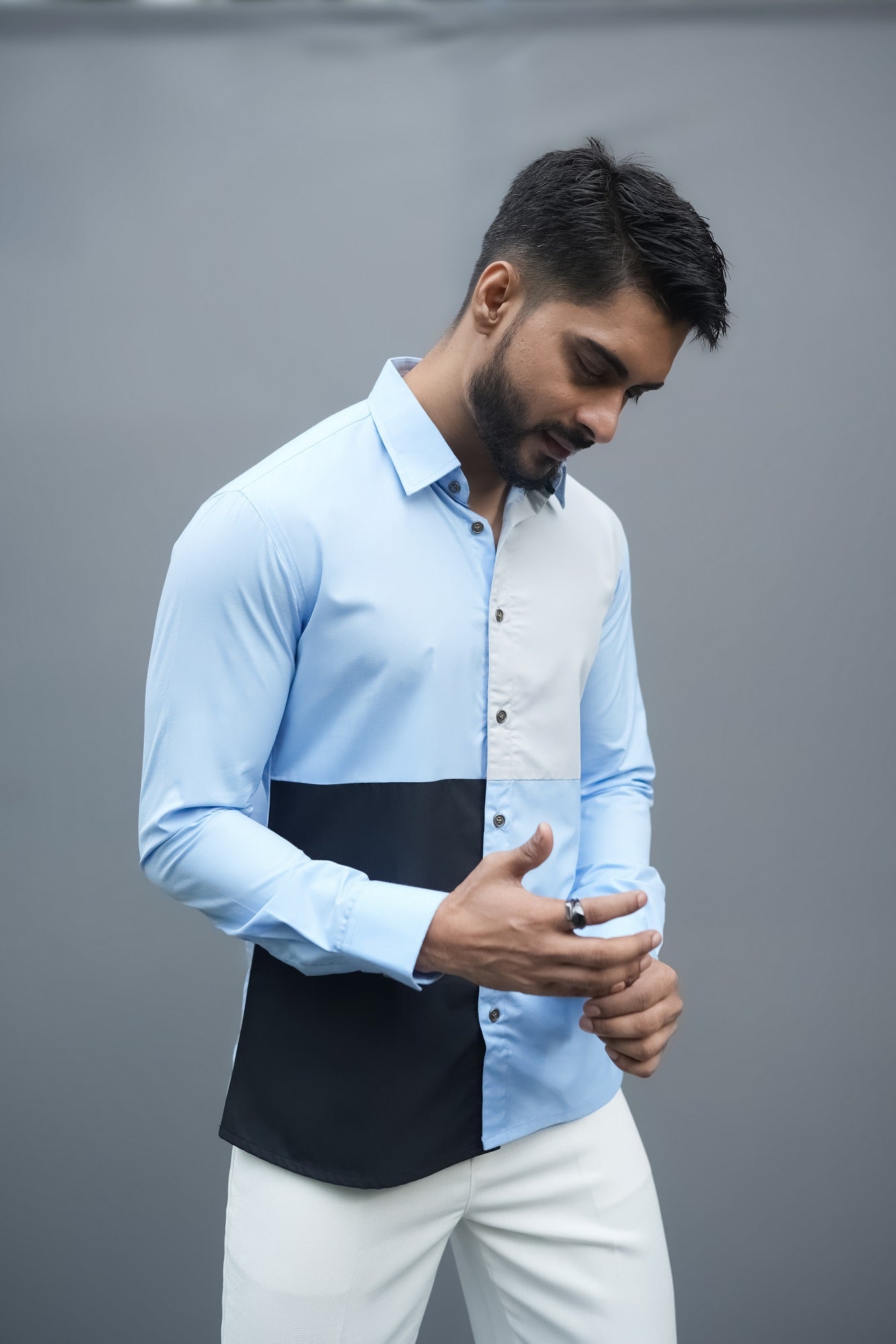Colour Block Shirt