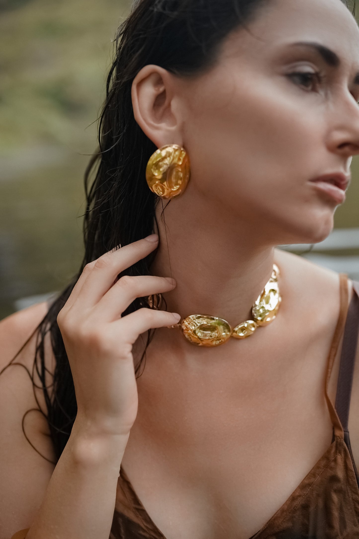 Sweet love crumple earring