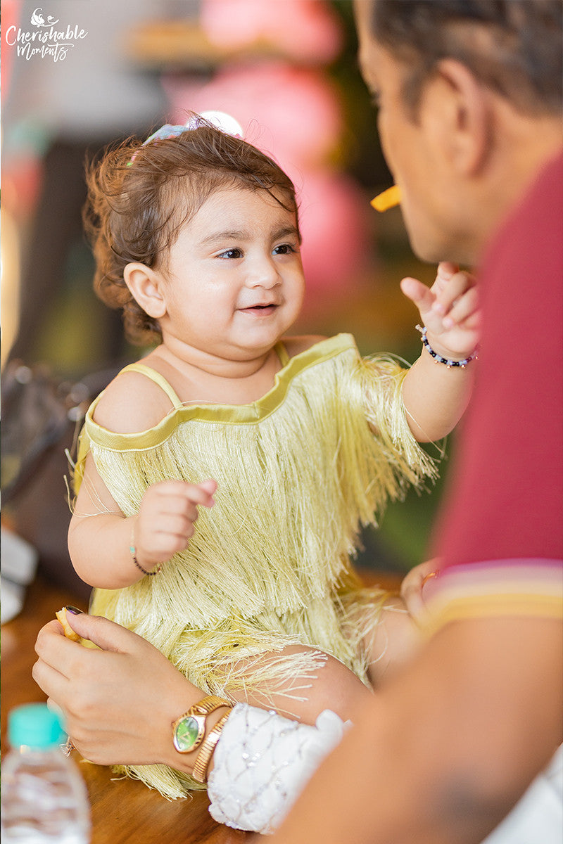 Fringed dress For Kids Houseofmisaki Fringed dress For Kids Houseofmisaki