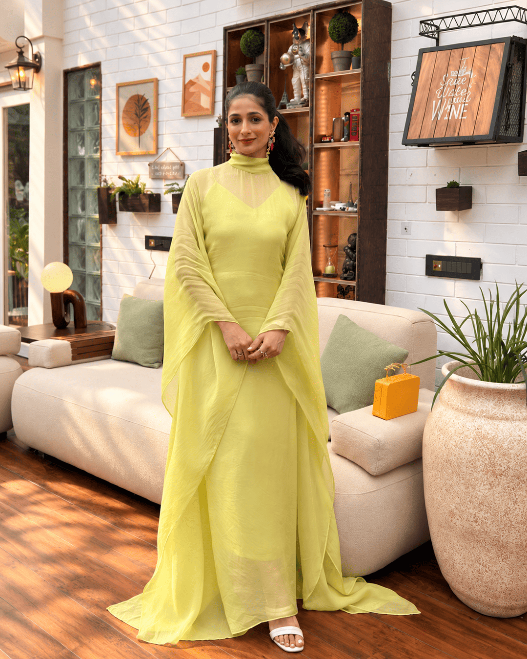 The Limelight Organza Kaftan