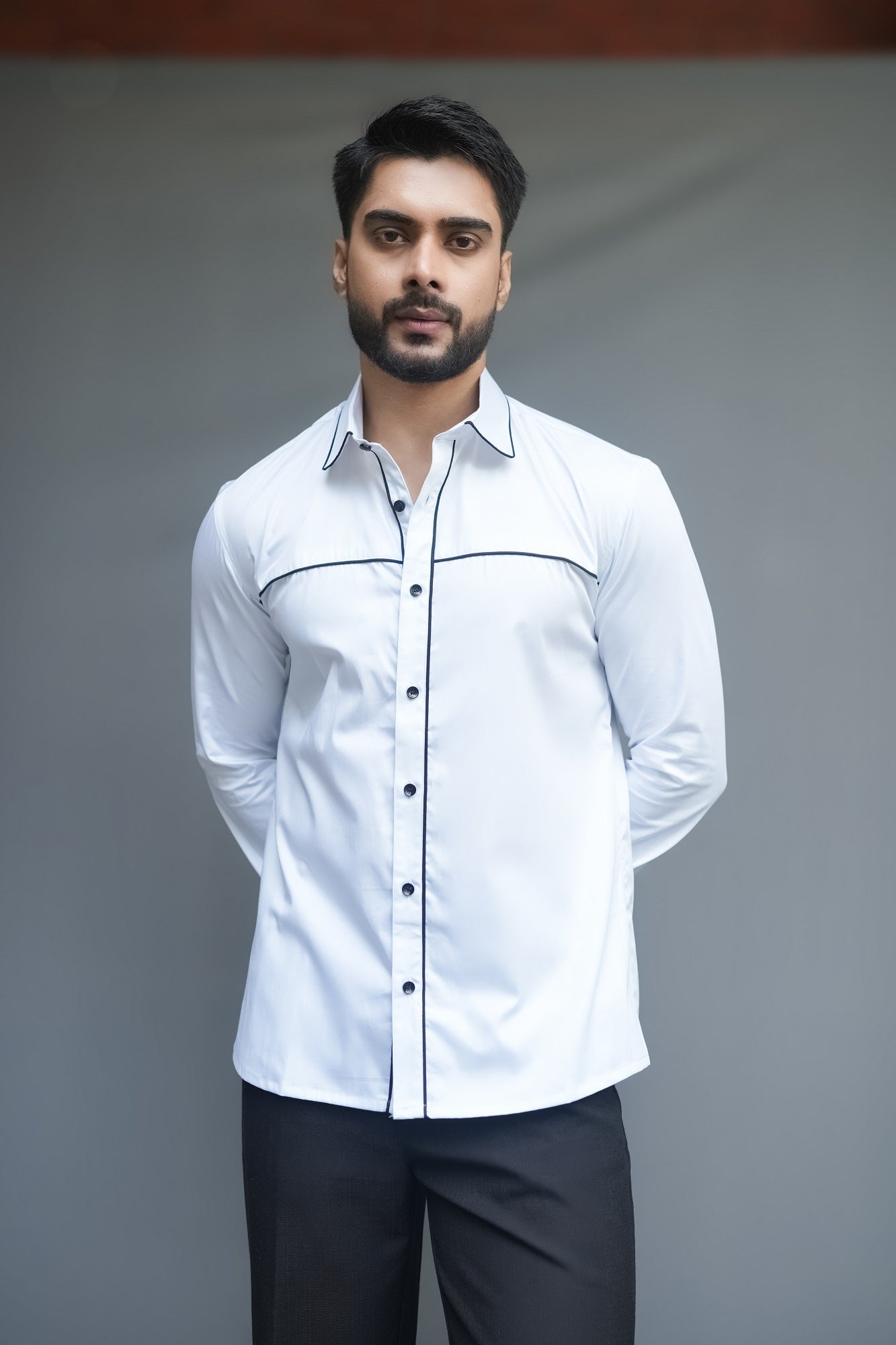 Casual Pure Cotton White Shirt