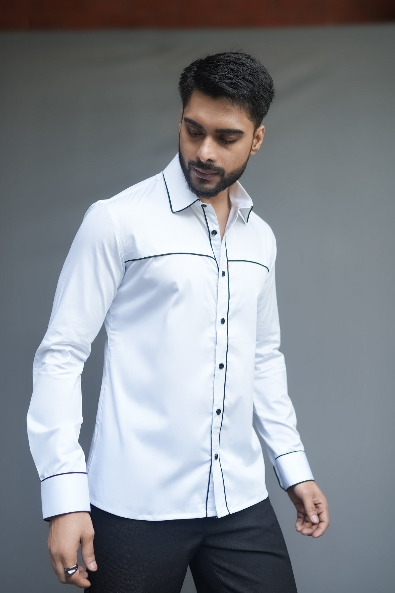 Casual Pure Cotton White Shirt