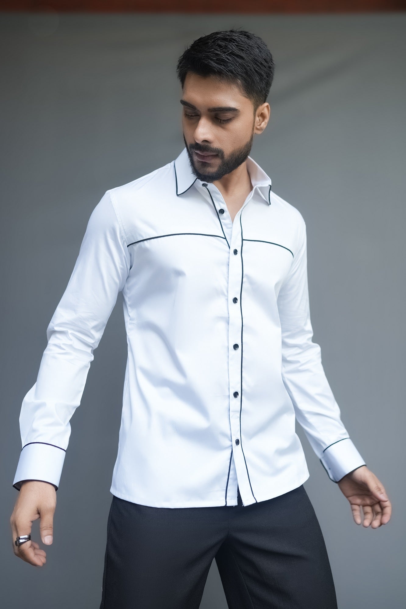 Casual Pure Cotton White Shirt