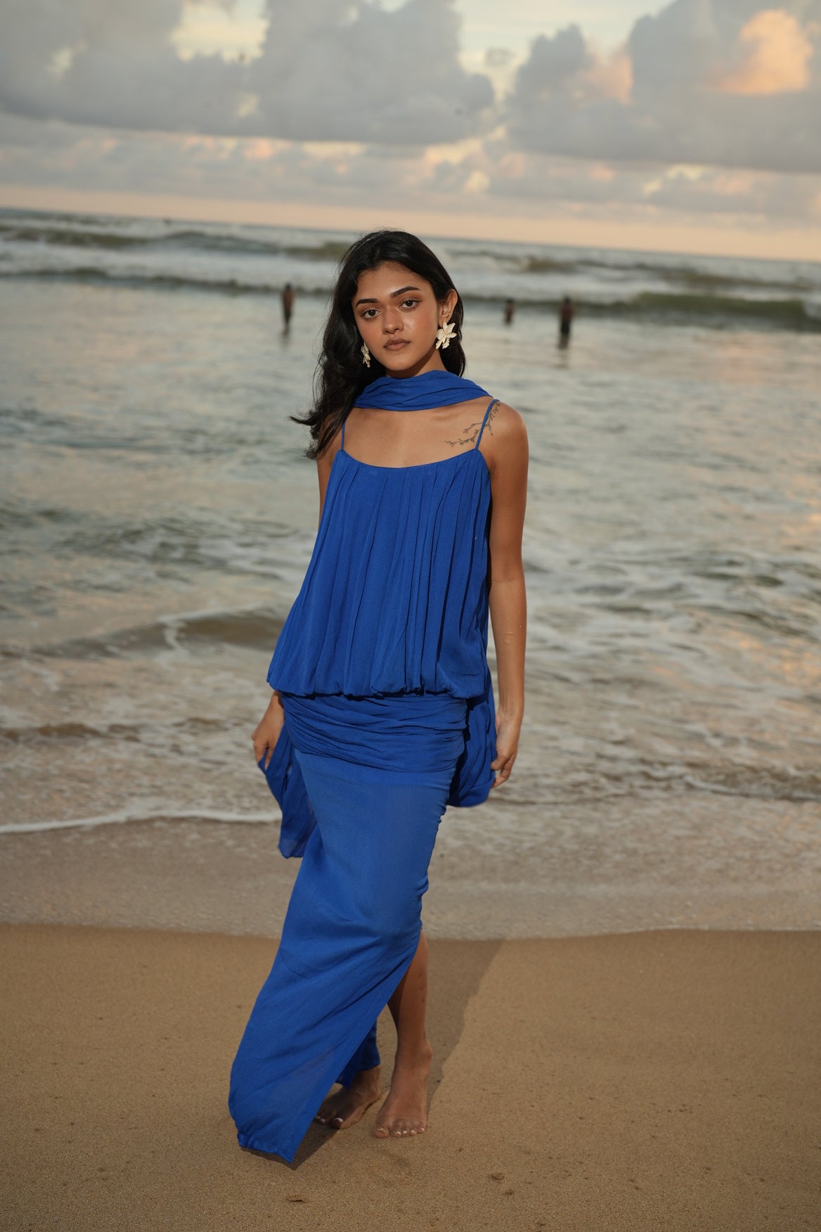 The Azure Chiffon Set - Blue