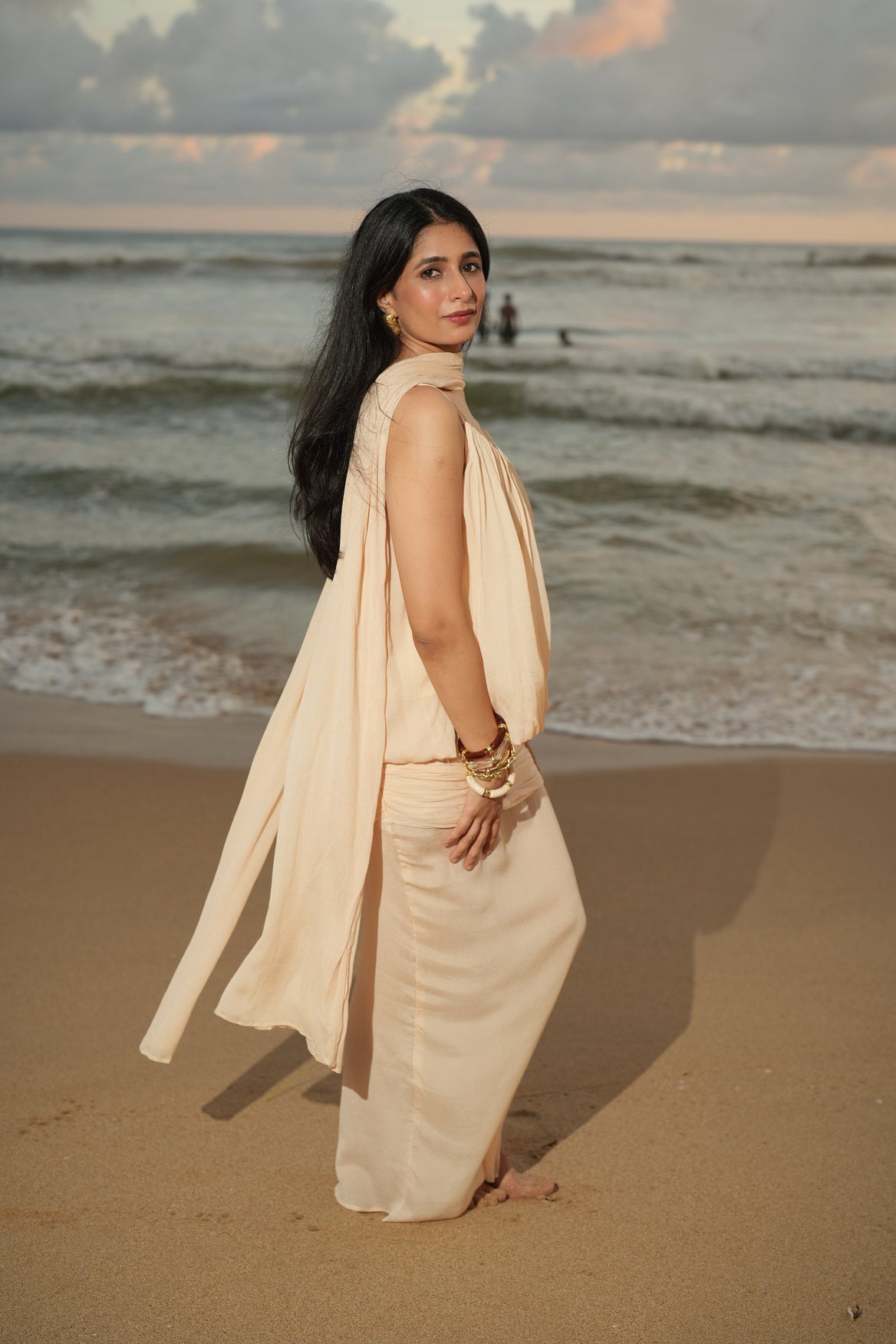 The Azure Chiffon Set - Champagne