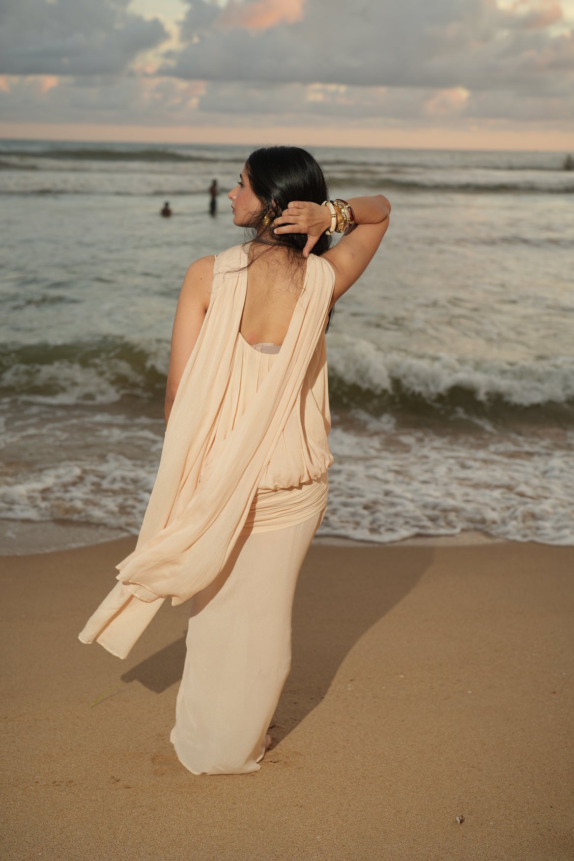 The Azure Chiffon Set - Champagne
