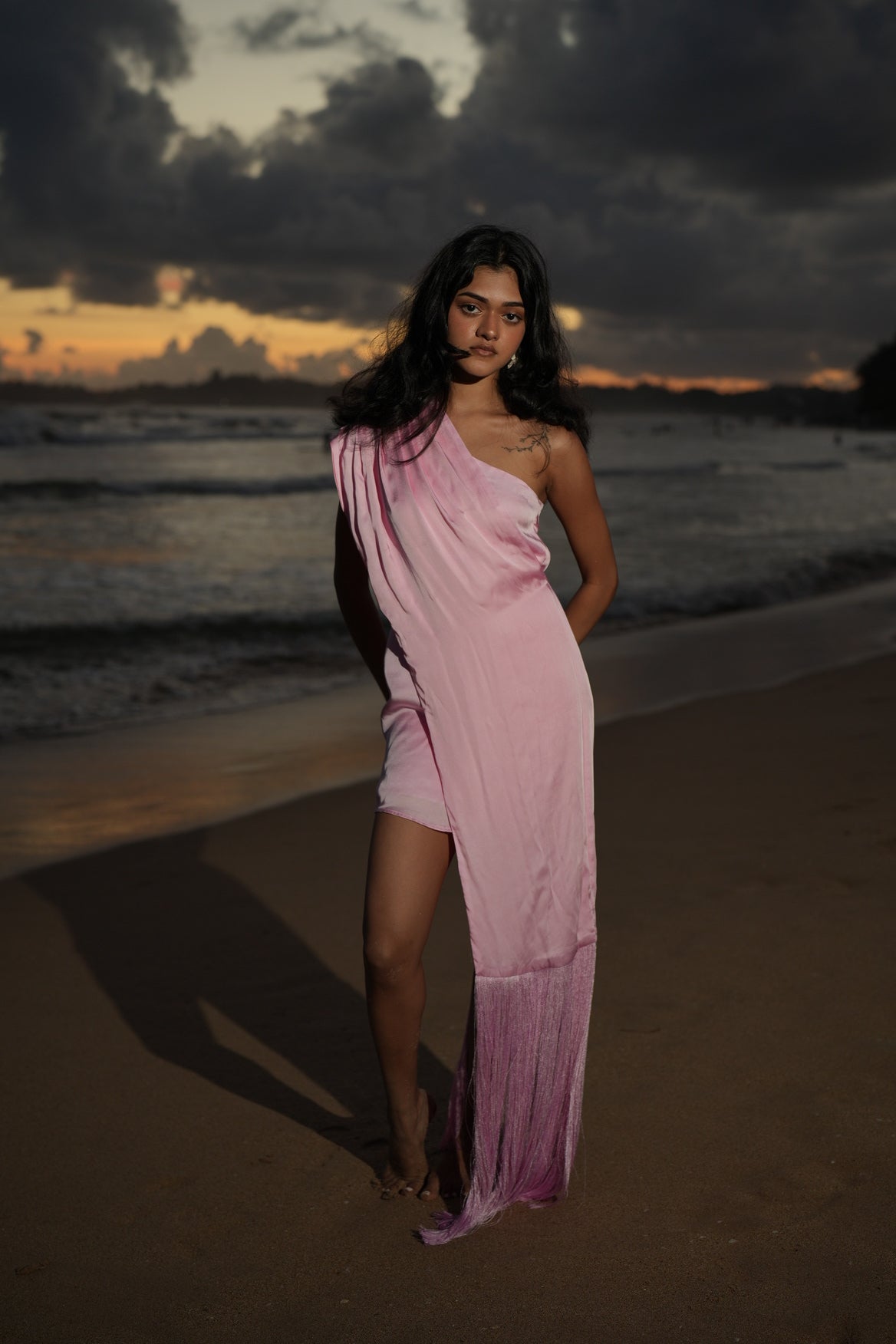 Drape Dress - Pink