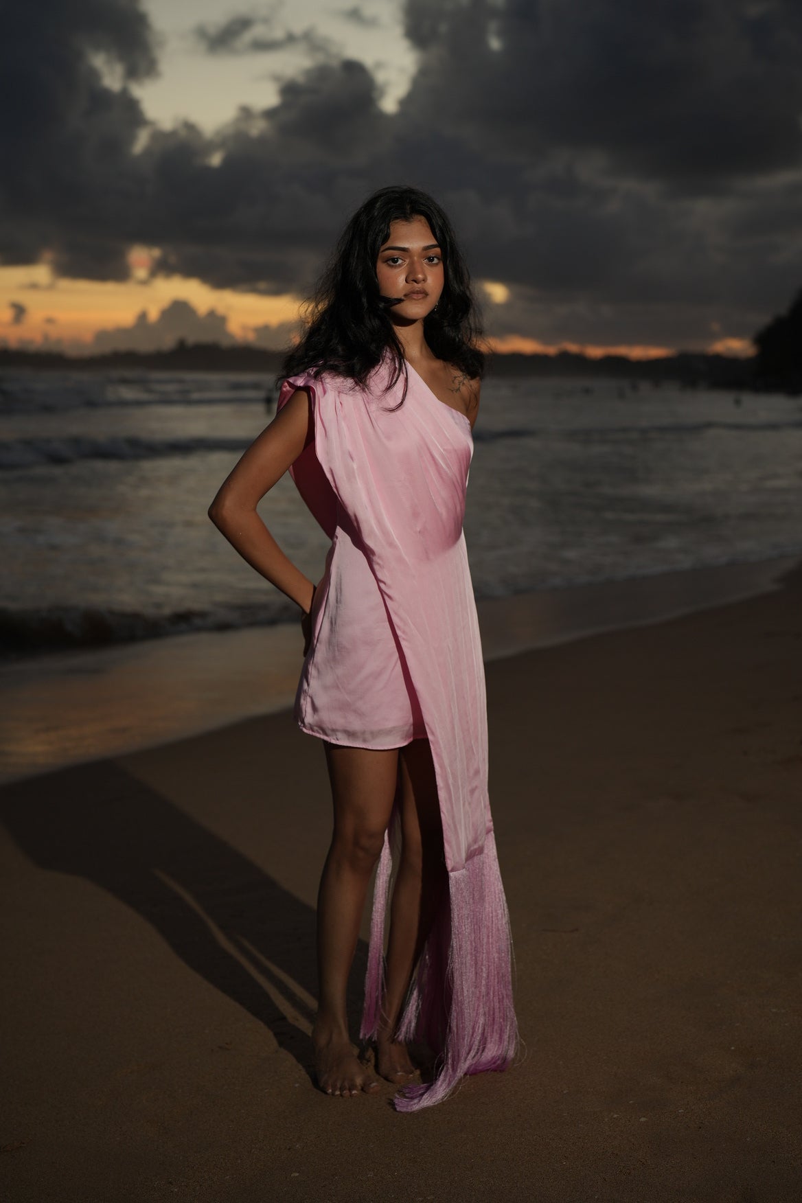 Drape Dress - Pink