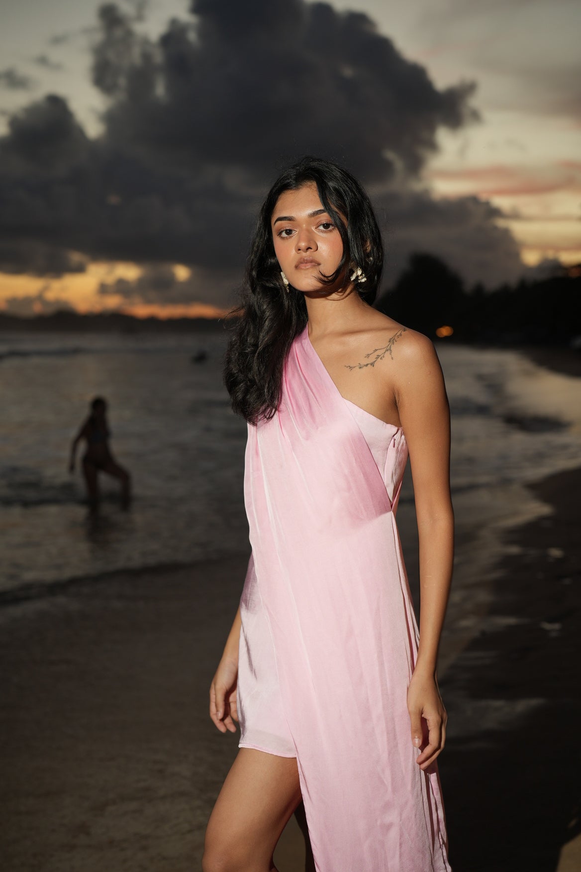 Drape Dress - Pink