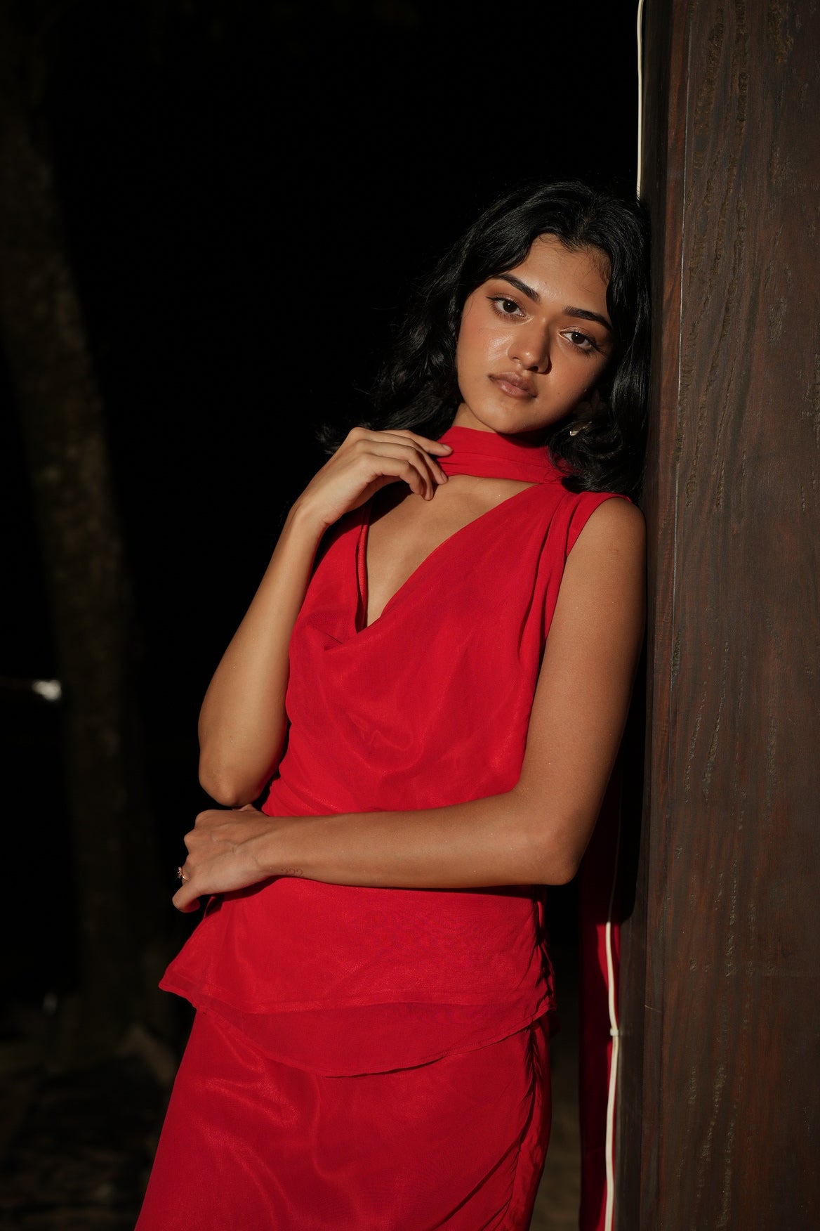 The Scarlet Drape Top
