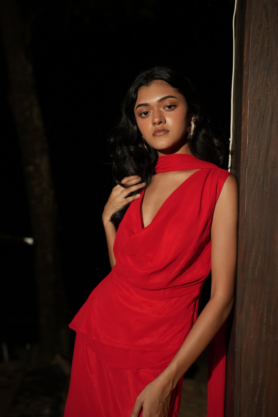 The Scarlet Drape Top
