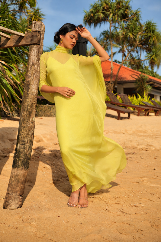 The Limelight Organza Kaftan