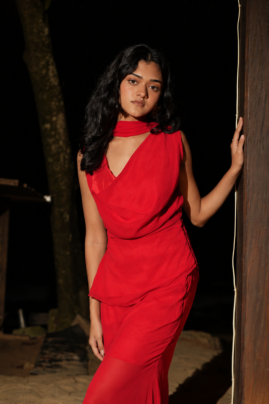 The Scarlet Drape Top