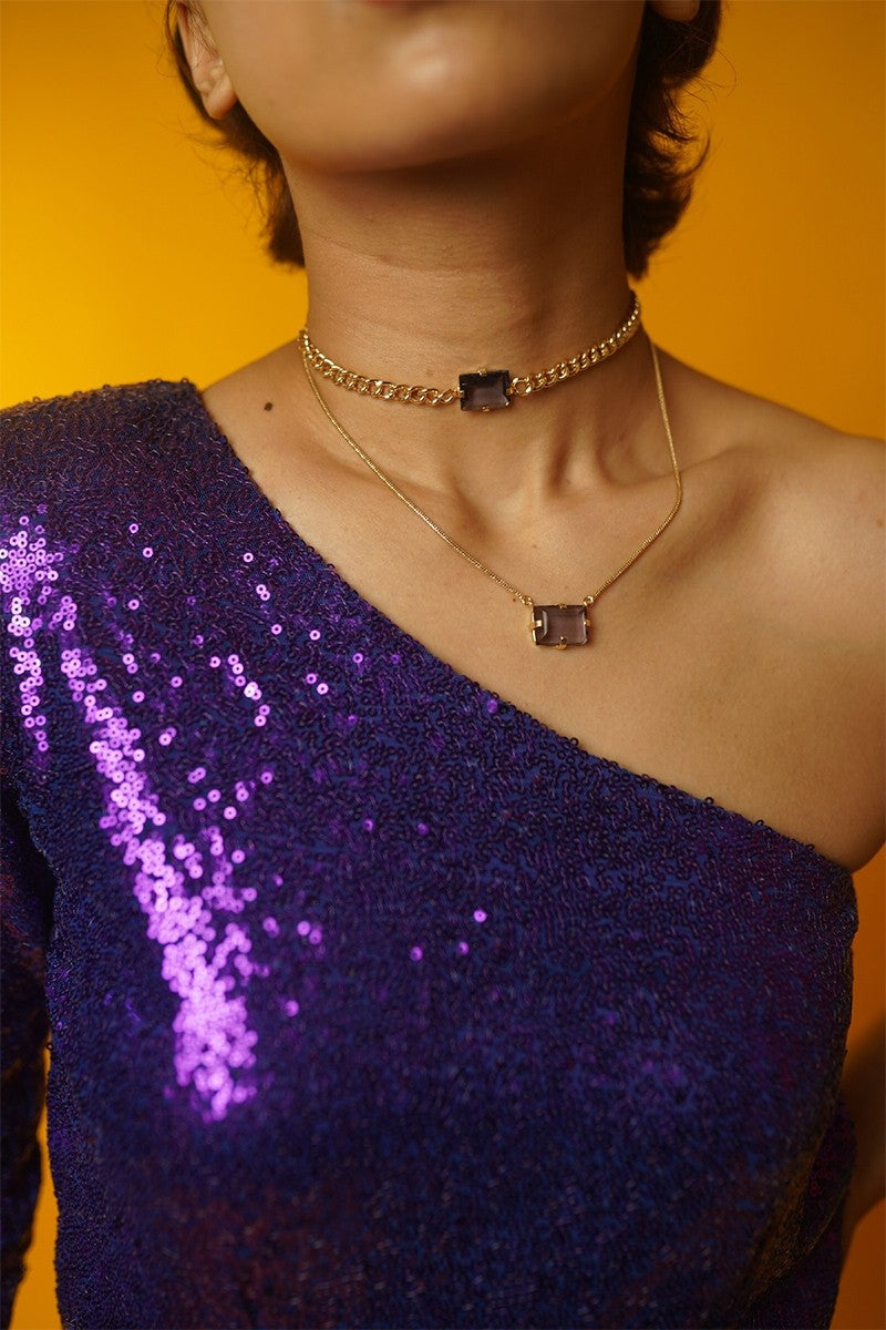 Coloured Stone Choker