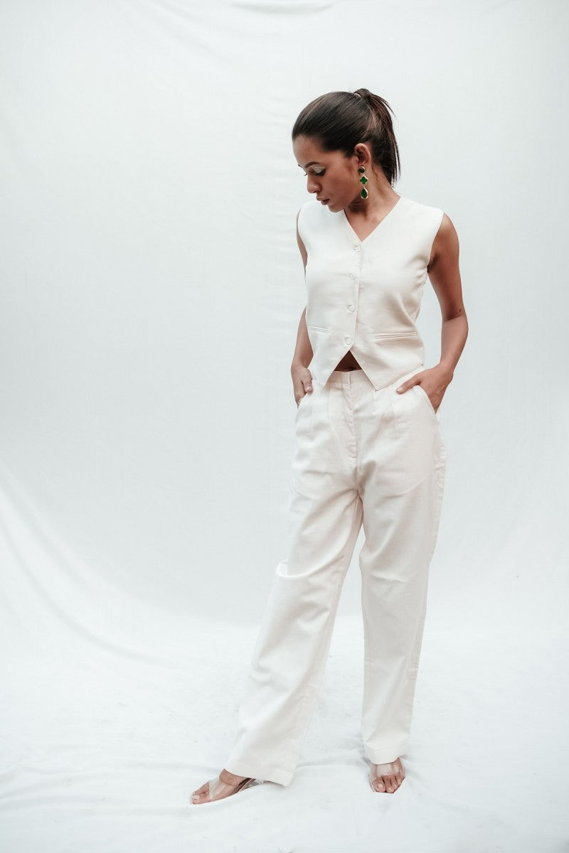 Linen Waistcoat & Pants