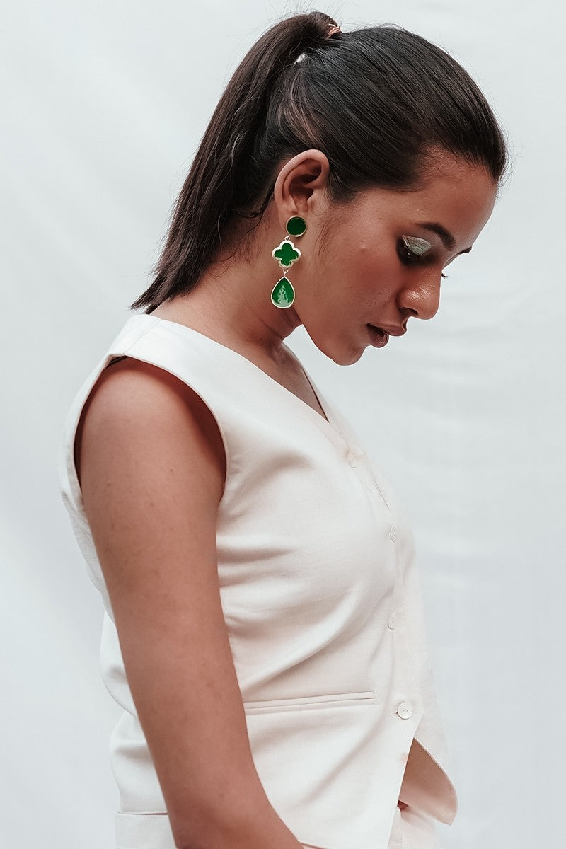 Verde Drop Earring