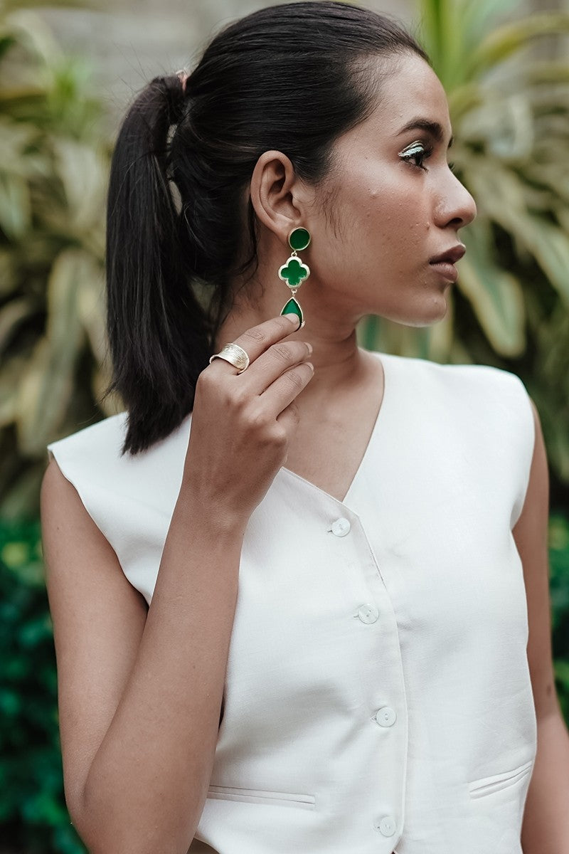 Verde Drop Earring