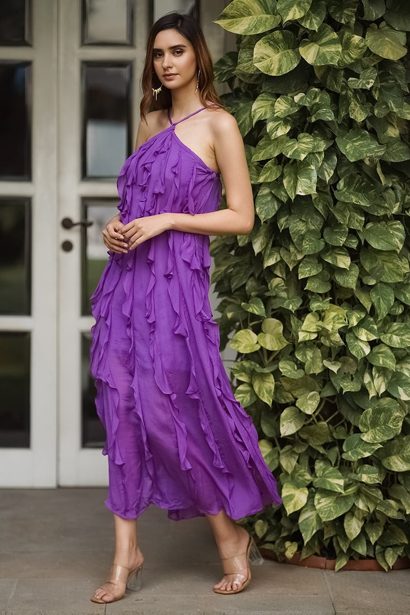 Ruffle Maxi