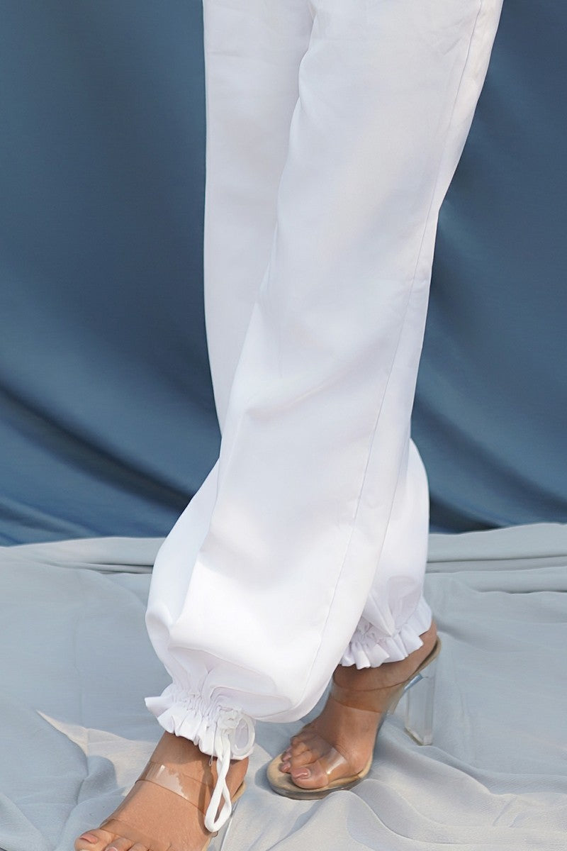 White Pants With Detailing